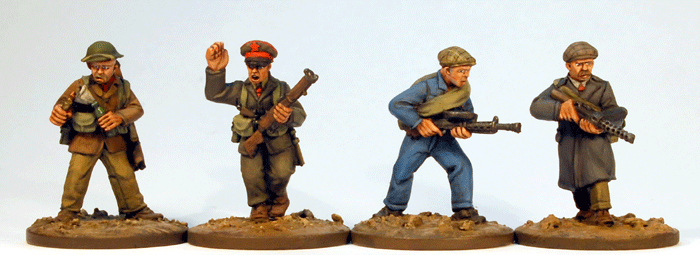 Workers Militia Footsore Miniatures Inter-War 1918-1939 07VBC105 