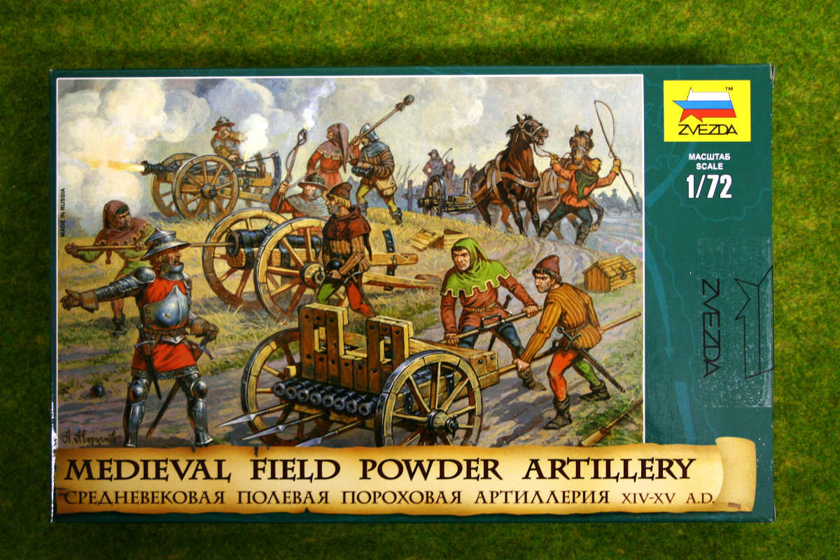 Medieval Field Powder Artillery XIV – XV A.D. 1/72 Zvezda 8027 – ARCANE