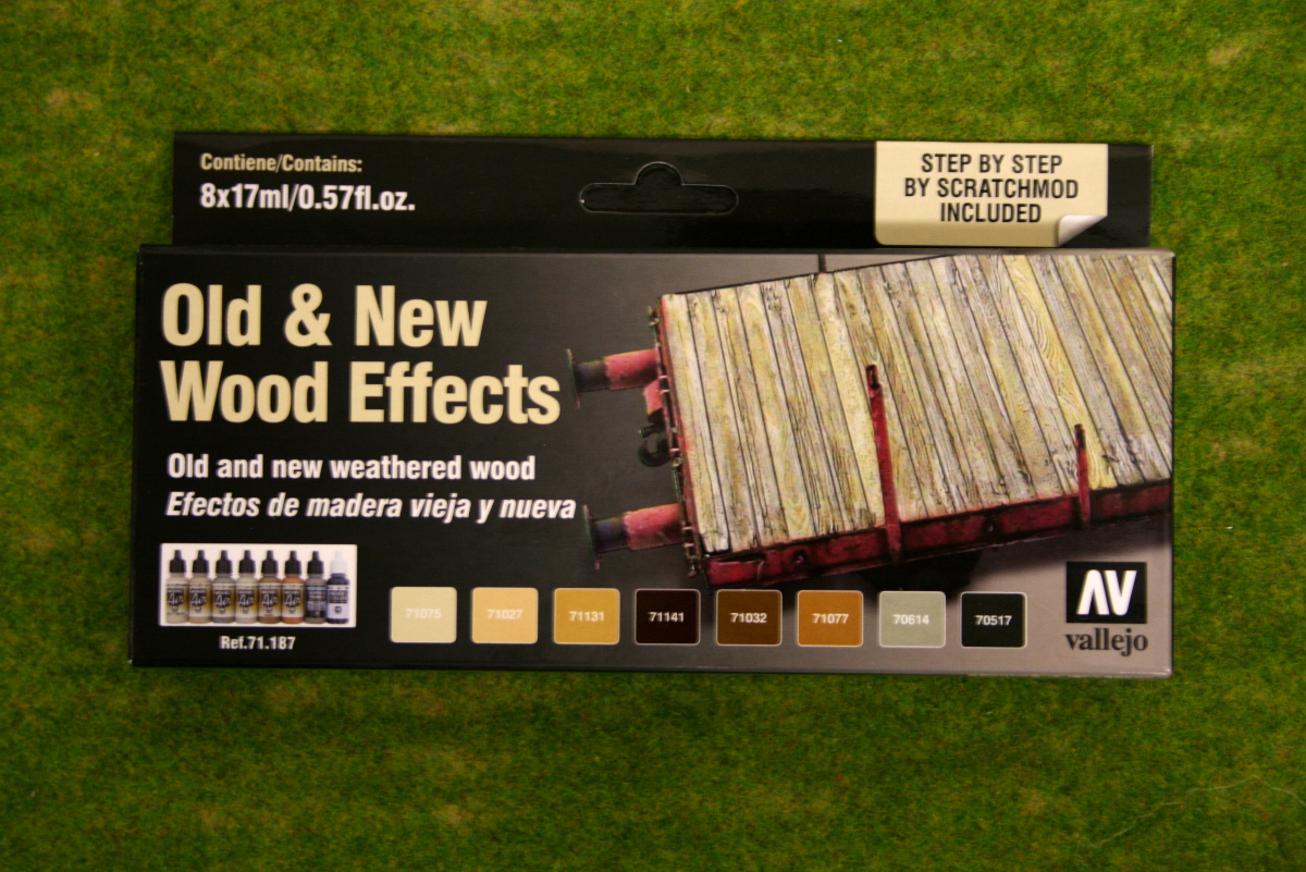Vallejo OLD & NEW WOOD EFFECTS PAINTING SET Model Colour 8 bottle set