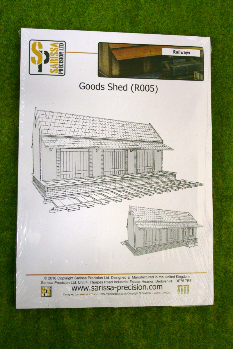 Railway Building Goods Shed Set R005 | ARCANE Scenery and 