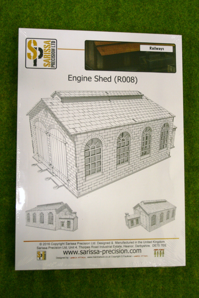 Railway Building Engine Shed Set R008 | ARCANE Scenery and 