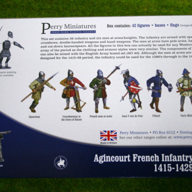 Perry Miniatures, Agincourt Foot Knights 1415-1429, 28 mm Figures