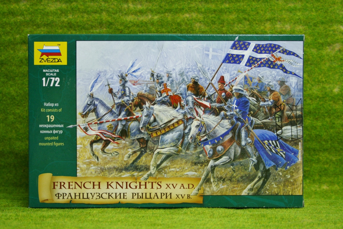 FRENCH Knights XV AD 1/72 Zvezda 8036 