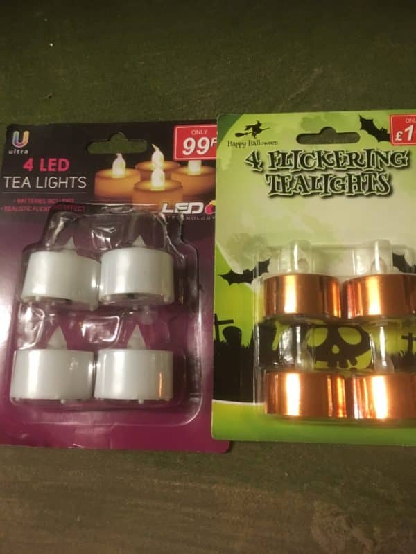 LED Tealights - batteries included