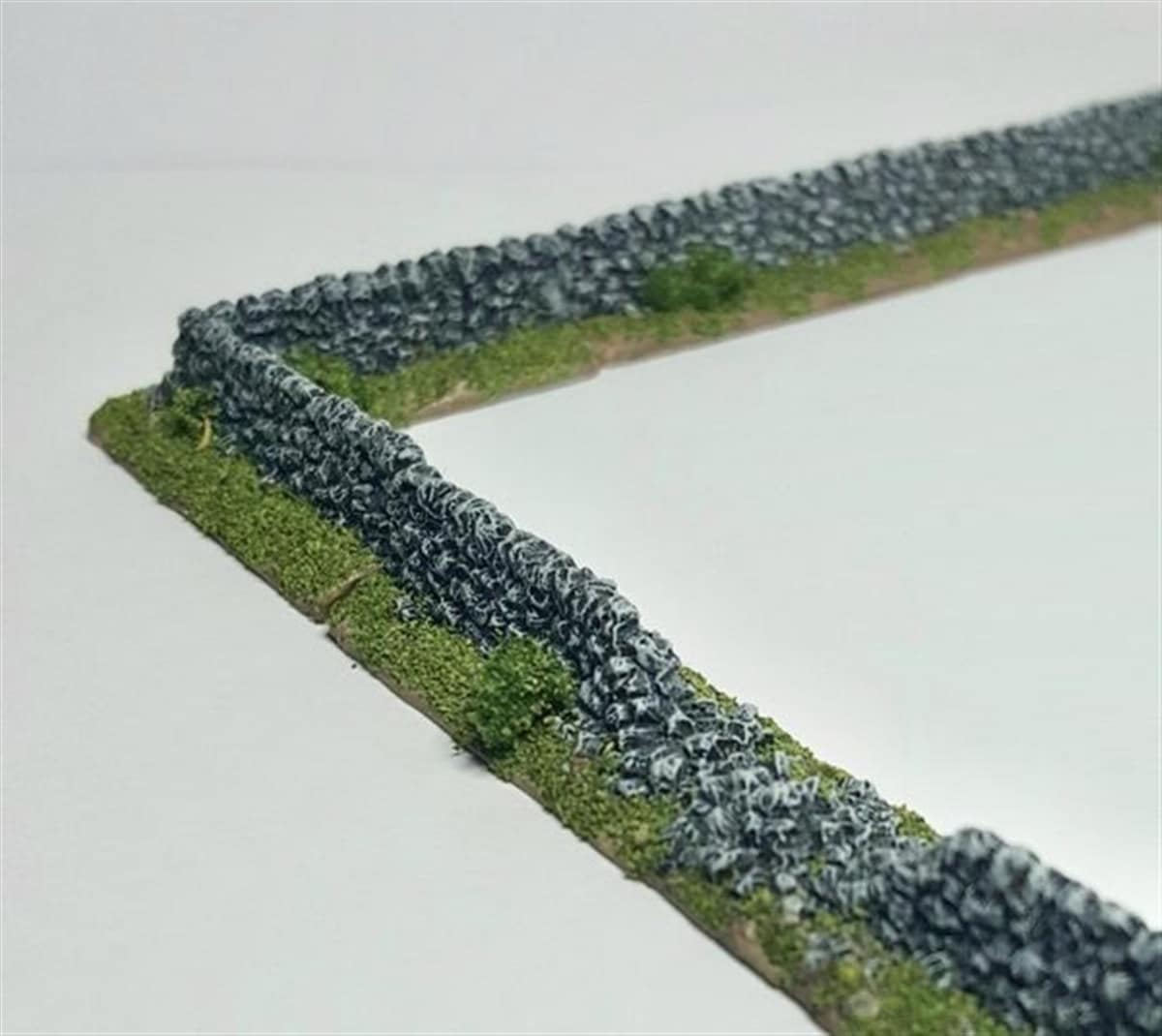 scale 10mm 15mm JOBLOT stone walls for wargaming scenery and wargame buildings 