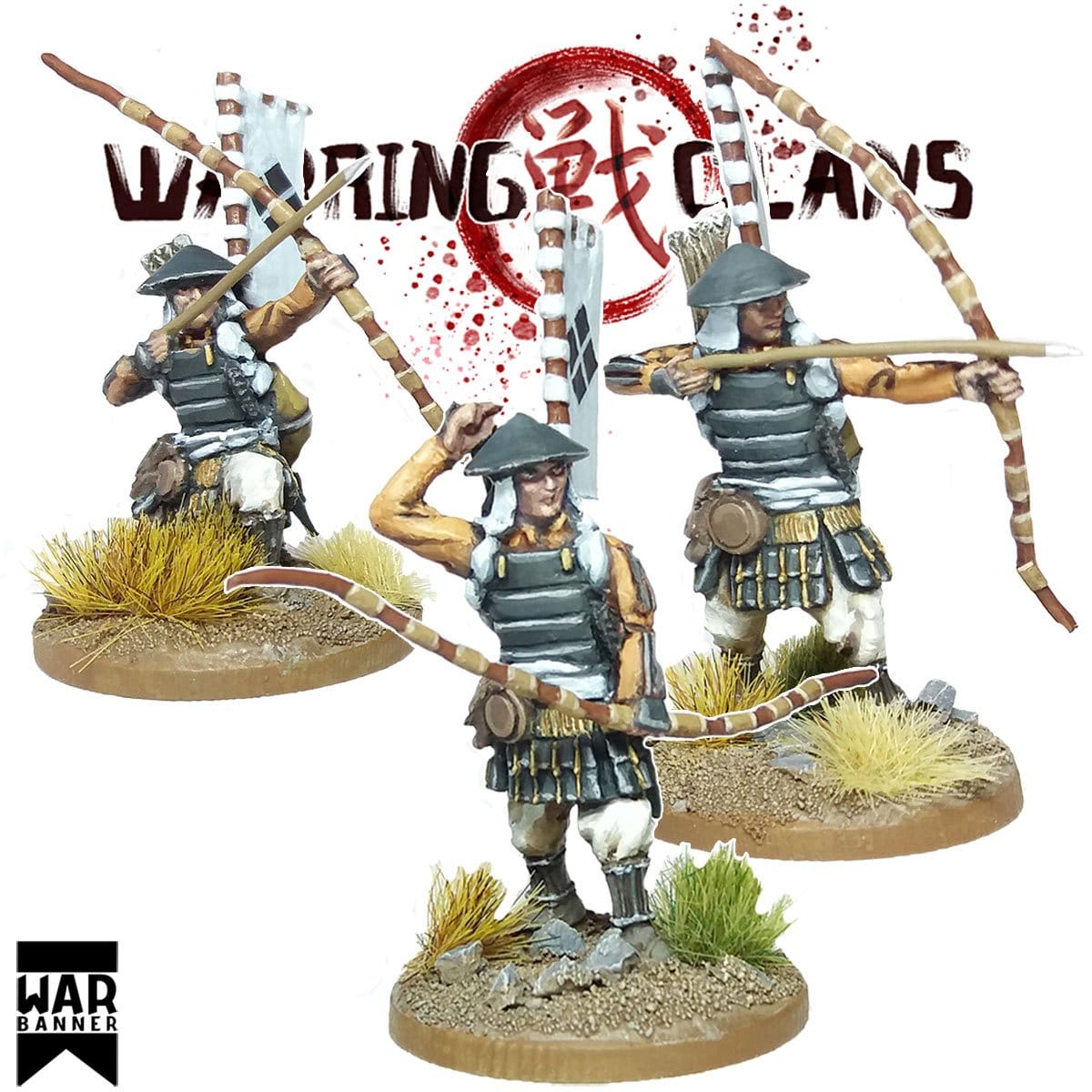Ashigaru with Yumi Bow 1 Warring Clans from Footsore Miniatures  SAM103