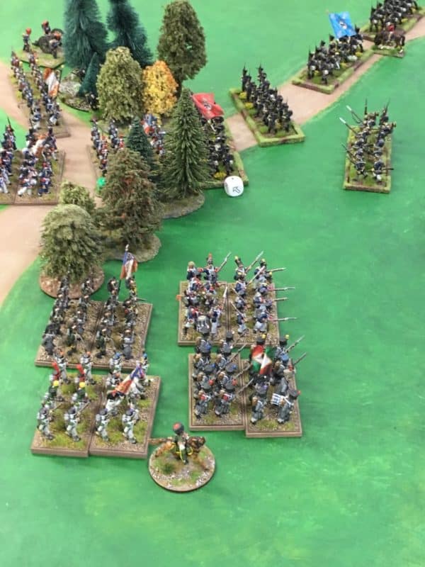 The French Column pushes forwards