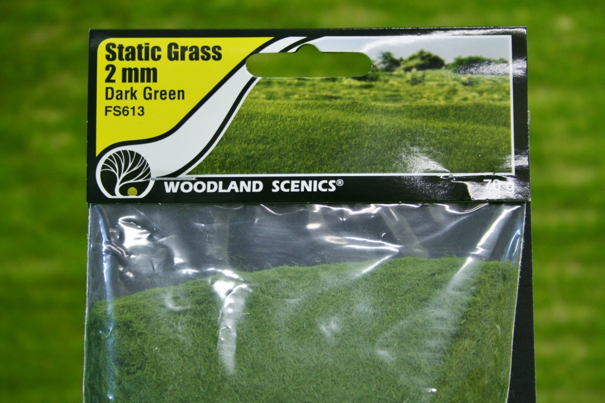 Woodland Scenics Static Grass 2 mm Dark Green