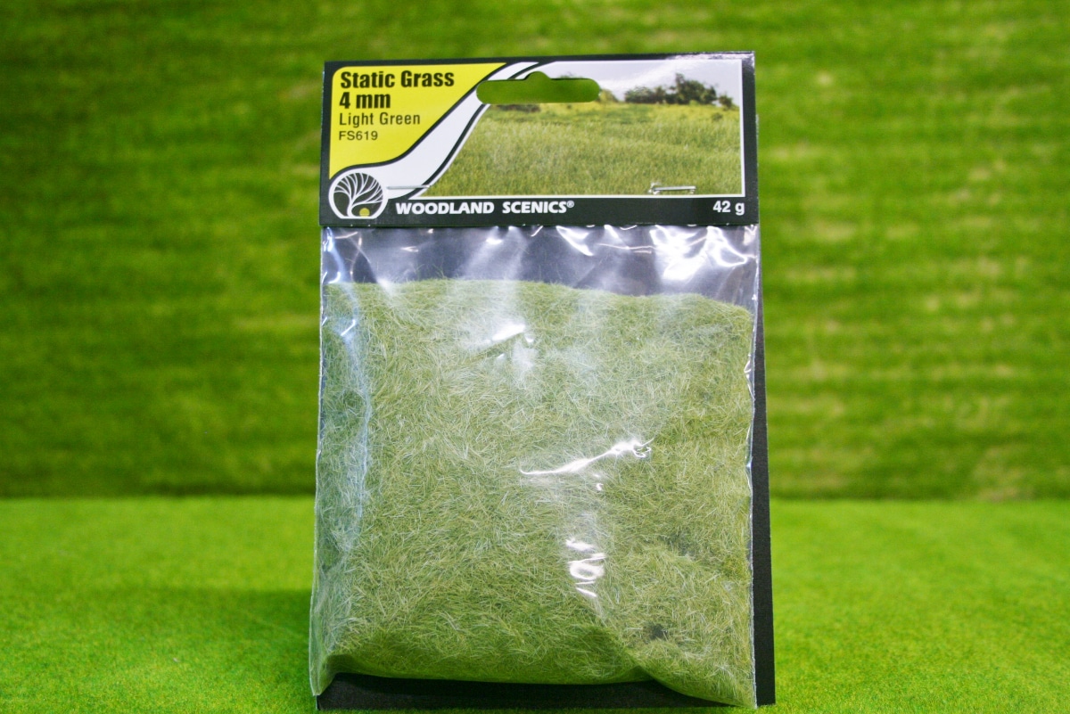 Light Green 4mm Woodland Scenics FS619 Static Grass 