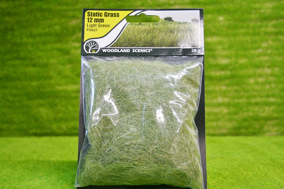 Woodland Scenics 626 Static Grass Medium Green 12mm 