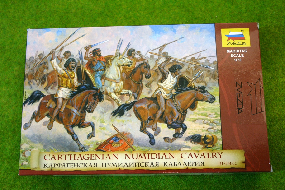 Zvezda 1/72 Carthagenian Numidian Cavalry 17 Mounted Figures 8031 for sale online