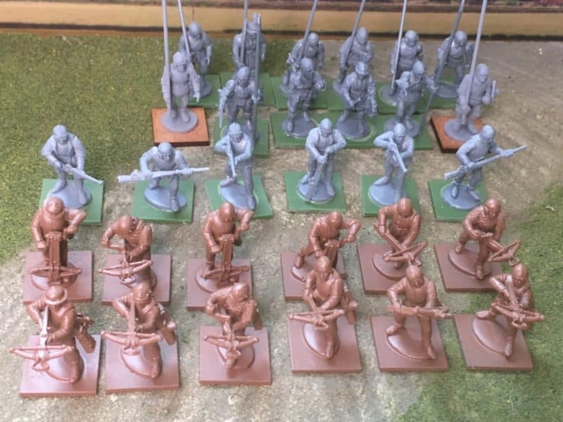 The next batch of my WOTR army ready for painting.