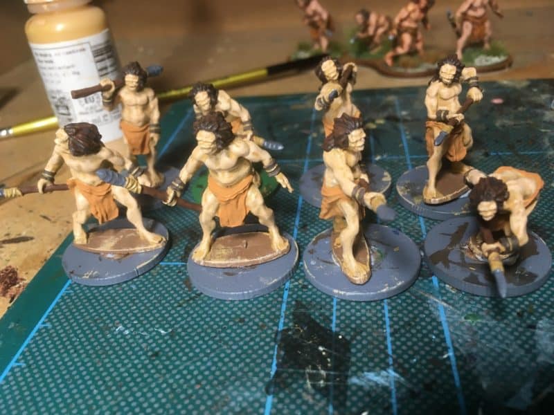 Spears painted