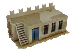 DESERT FORT TOWER Building 28mm MDF Sarissa Precision G120