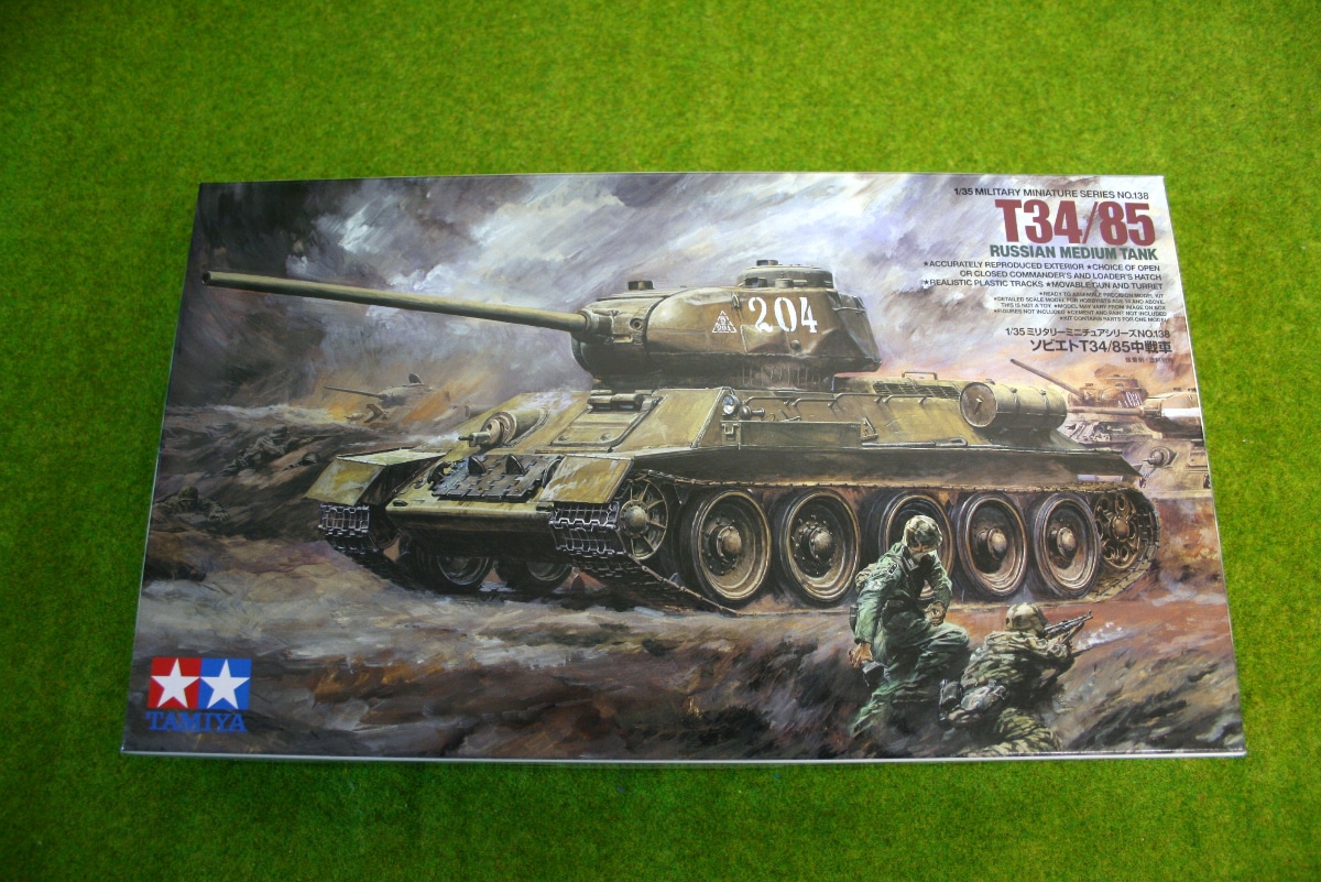 Vtg Tamiya Ww2 Russian T34//85 Medium Tank 35138 Parts for sale online