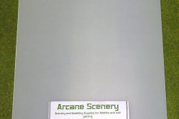 3 sheets of WHITE Plasticard 40/000 Terrain & Scenery 