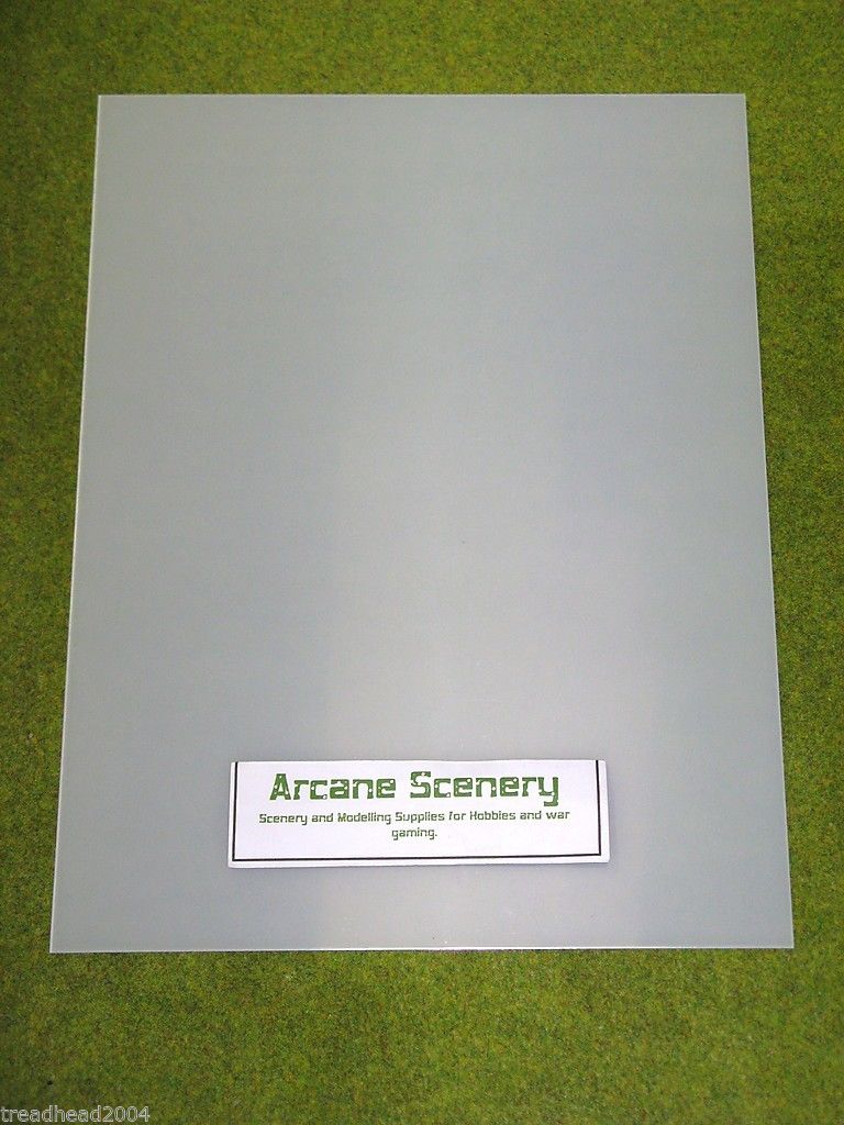 2 sheets of CLEAR Plasticard 20/000 Terrain & Scenery – ARCANE Scenery and  Models