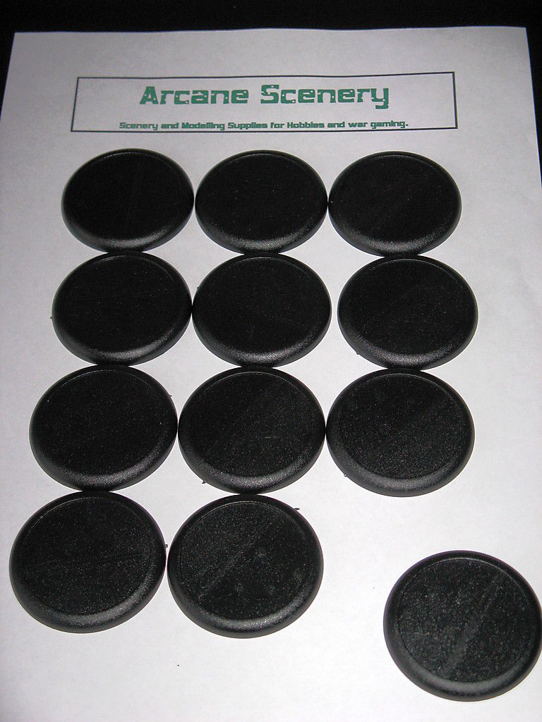 50mm Round Lip Blank Bases 7 - 99.009 Kunststoff Bases 