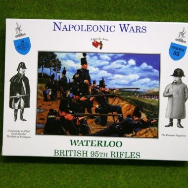 A Call To Arms British 95th Rifles Waterloo Napoleonic Wars 1 32 Ct35 Arcane Scenery And Models