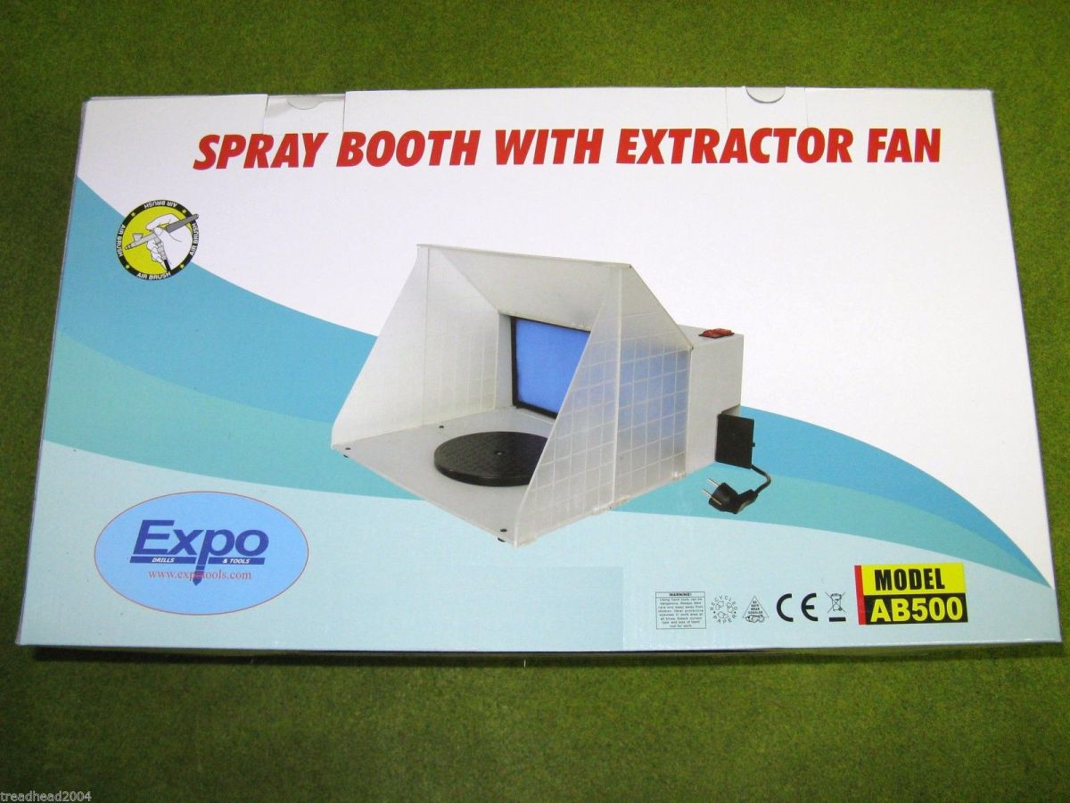 AB500 PORTABLE SPRAY BOOTH FOR AIRBRUSH EXPO TOOLS ARCANE Scenery and