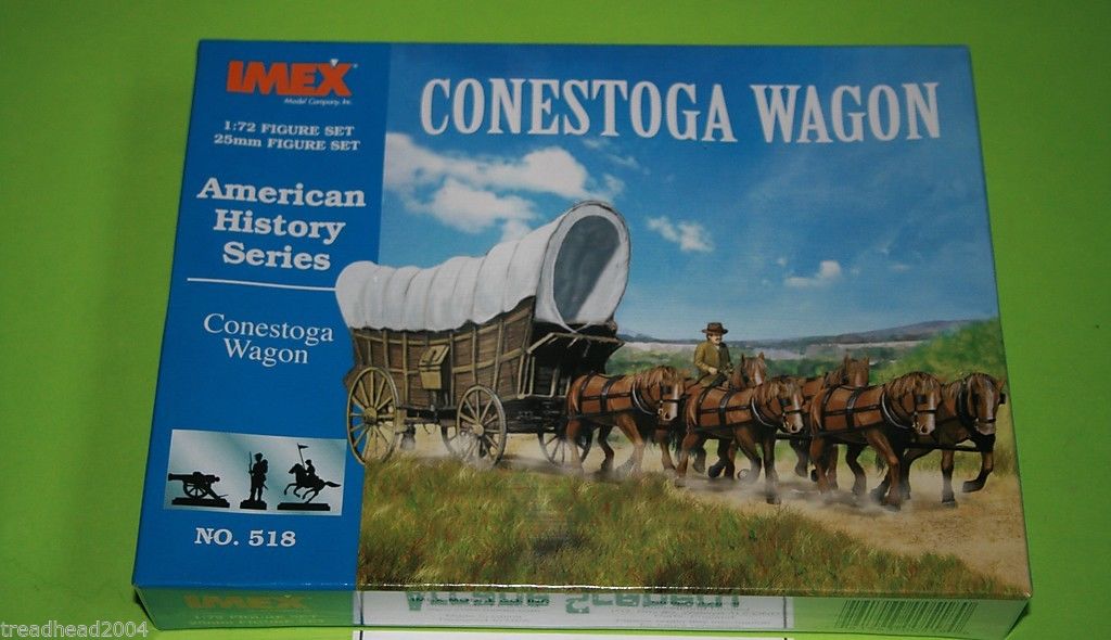 Conestoga Wagon Set 1/72 Imex Wargames 518 ARCANE Scenery and Models