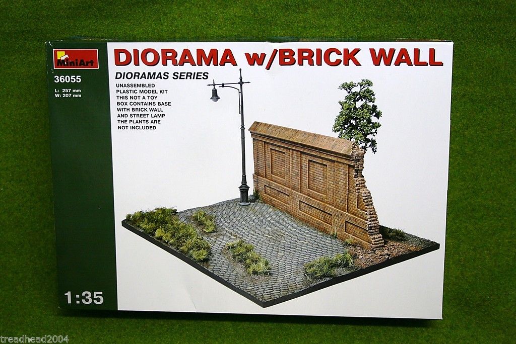 diorama brick wall