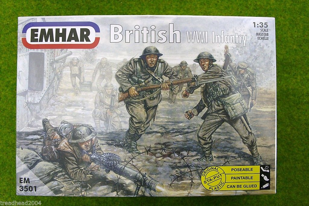 Emhar WW1 BRITISH INFANTRY 1/35 Scale kit 3501 – ARCANE Scenery and Models