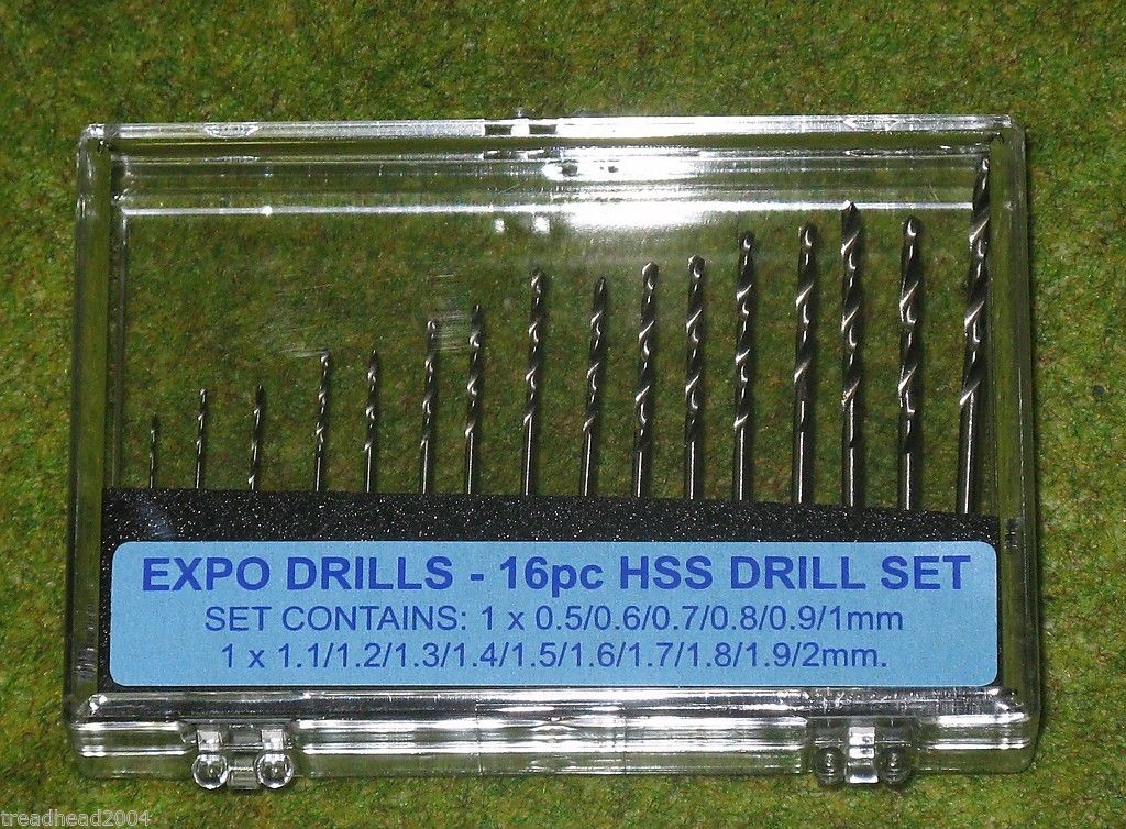 Expo Outils 16 Pièces Hss Twist Drill Set 11516 