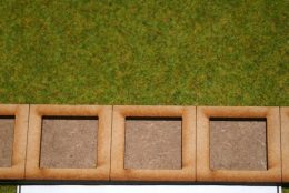 6×1 6×2 25mm x 50mm Cavalry Bases or MDF laser cut MOVEMENT TRAY  for 25mm 