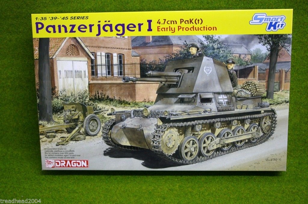 DRAGON 1/35 6258 4.7cm Panzerjager I Early Prodcution 