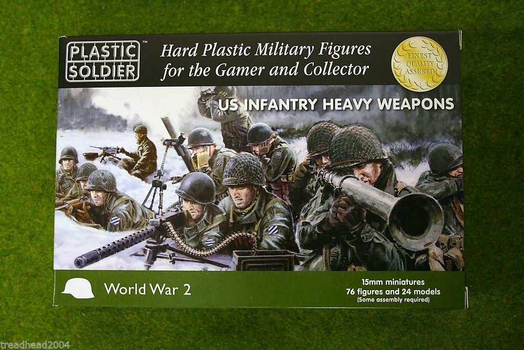 Plastic Soldier Company WW2 U.S. Infantry Heavy Weapons 15mm ARCANE