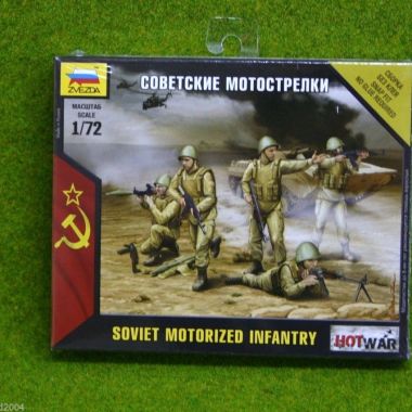 SOVIET MOTORISED INFANTRY 1/72 Zvezda Wargames Hot War set 7404 
