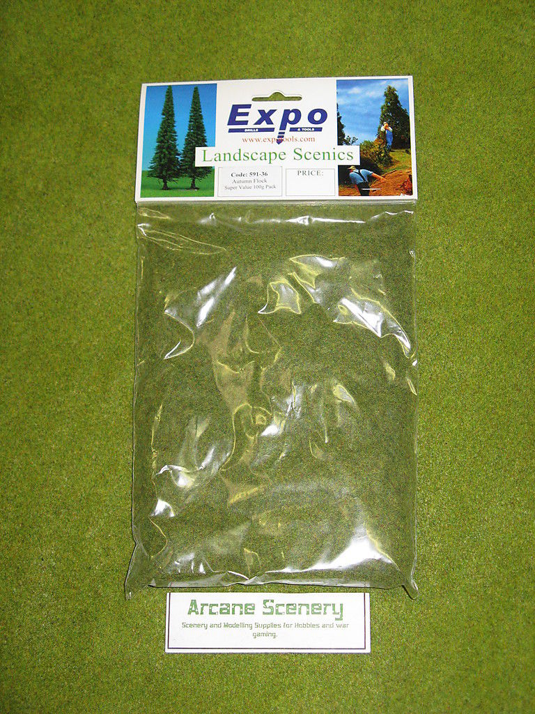 Expo Mid Green Flock 100g Static Grass # 59134 