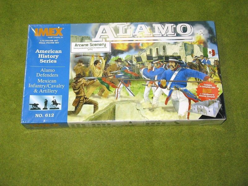 The Alamo Set 1 72 Imex Wargames 612 Arcane Scenery And Models 275