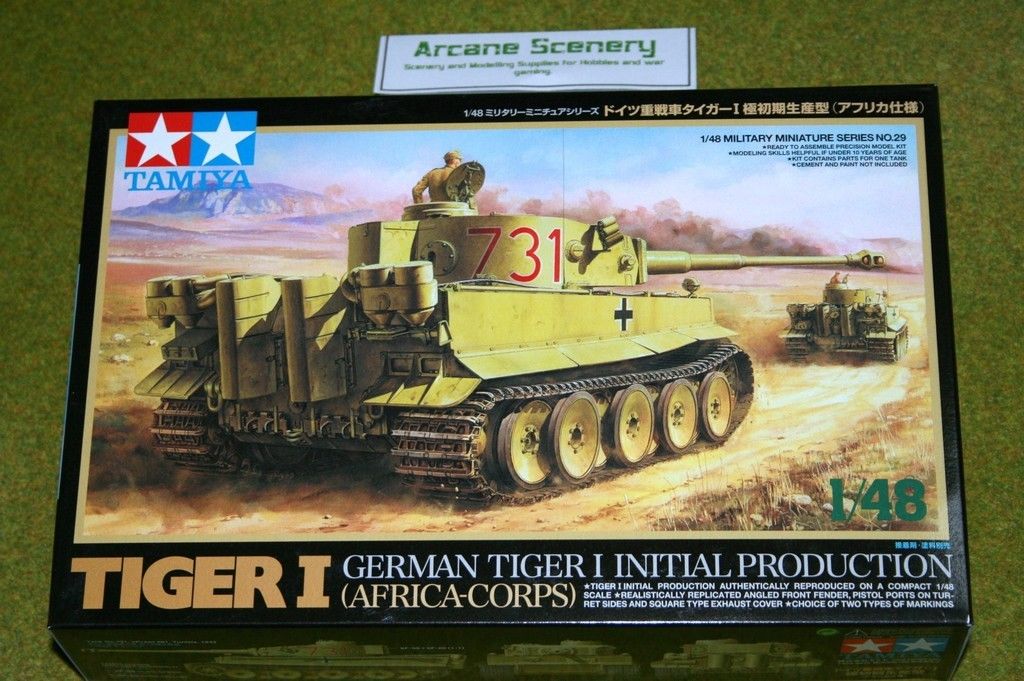 Tamiya German Tiger Initial Production Kit Arcane Scenery