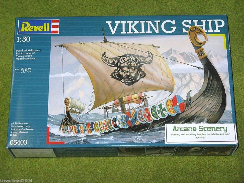 Viking Ship 150 Scale Revell Kit 5403 Arcane Scenery And Models