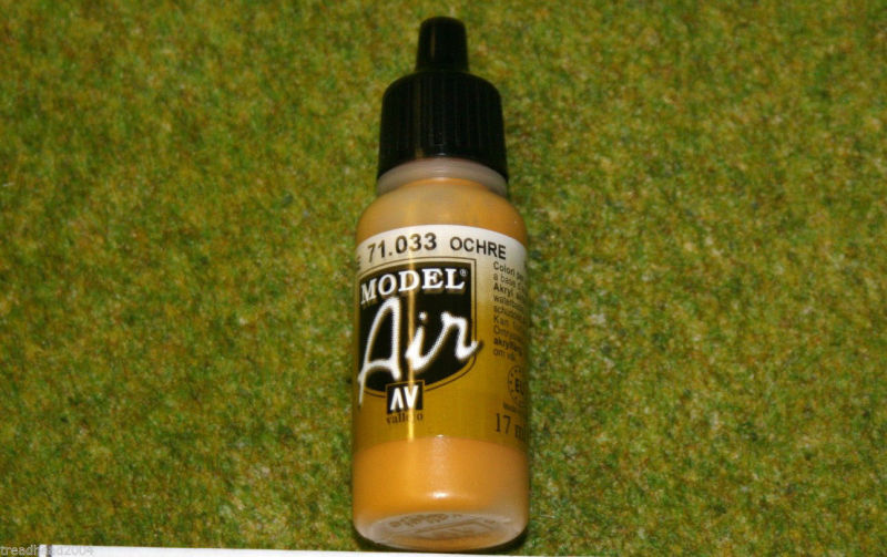 Vallejo Model Air OCHRE 71033 Acrylic Airbrush Paint 17mls ARCANE