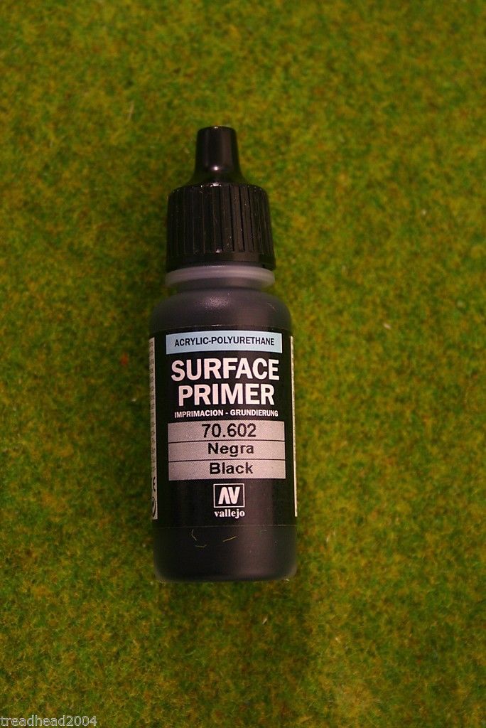 Vallejo Model Air SURFACE PRIMER BLACK 70602 Acrylic Airbrush Paint