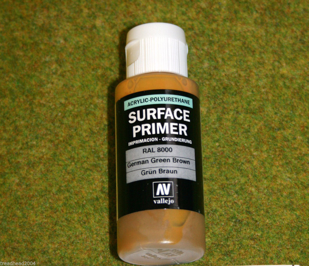 Vallejo Model Air SURFACE PRIMER GERMAN GREEN BROWN 73606 Airbrush