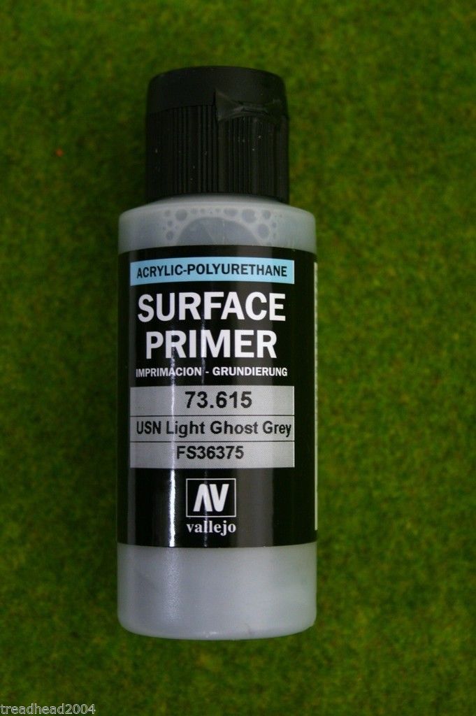 thumbnail image 2 of Vallejo USN Light Ghost Grey Primer - 200ml Water-Based Polyurethane Surface Primer For Models 2 of 10