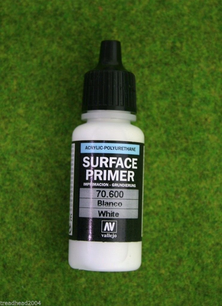 Vallejo Model Air SURFACE PRIMER WHITE 70600 Acrylic Airbrush Paint