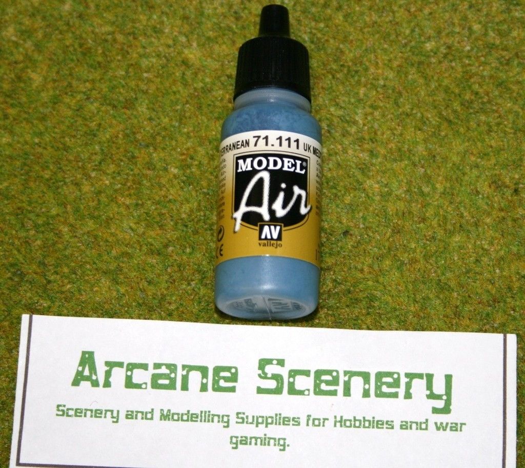 Vallejo Model Air UK MEDITERRANEAN BLUE 71111 Acrylic Airbrush Paint