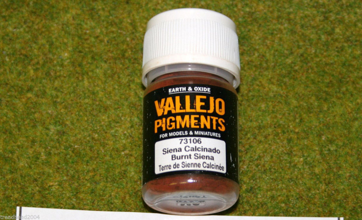 Vallejo Pigments 30g Burnt Sienna # 73106